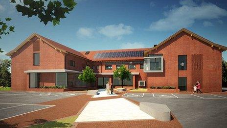 Artist's impression of new health centre