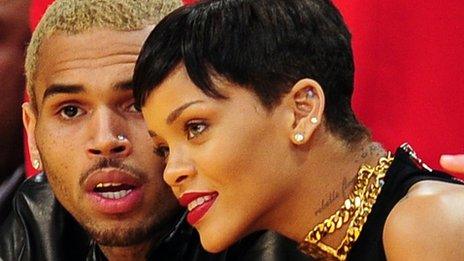 Chris Brown and Rihanna