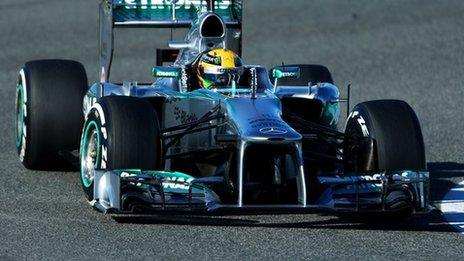 Mercedes' Lewis Hamilton