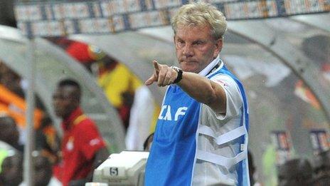 Burkina Faso's Belgian coach Paul Put