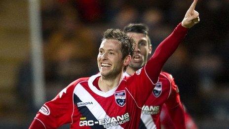 Ross County scorer Paul Lawson