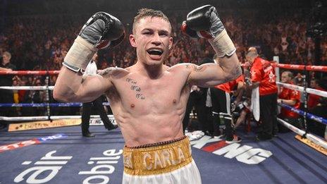 Carl Frampton is the new European super-bantamweight champion