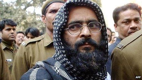 Afzal Guru in December 2002