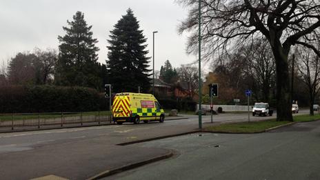 Crossing near Priory School