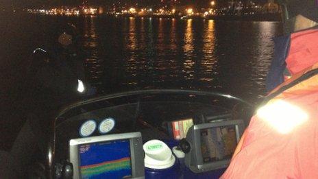 Onboard a patrol boat