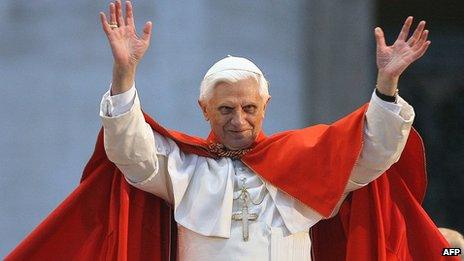 File photo of Pope Benedict XVI (April 2006)