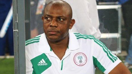 Nigeria coach Stephen Keshi