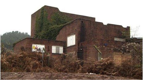 The former Northern United colliery site in Cinderford