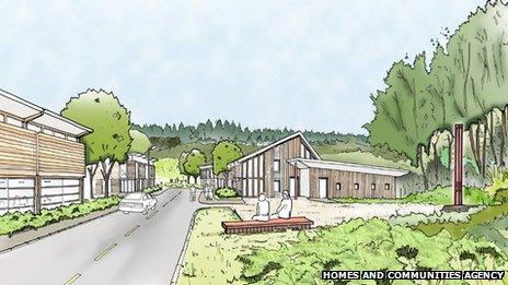 An artists' impression of the Northern United site