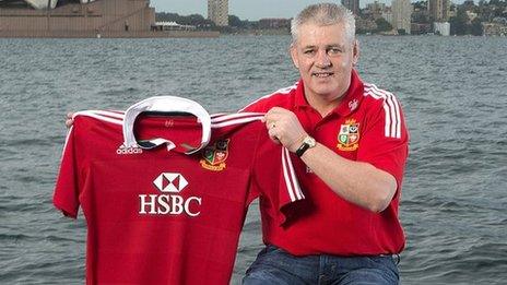 Lions head coach Warren Gatland