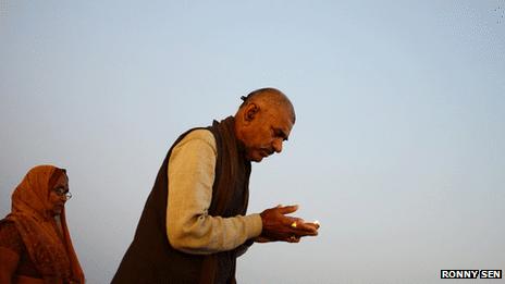 Pilgrims at the Kumbh Mela, Allahabad, India