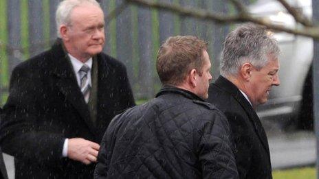 Martin McGuinness and Peter Robinson