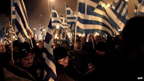 Golden Dawn supporters