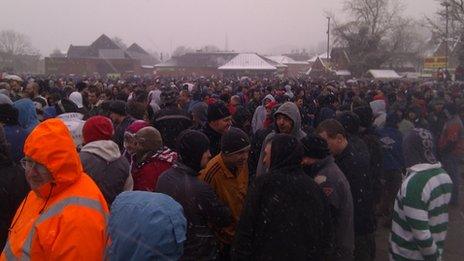 Shrovetide crowds