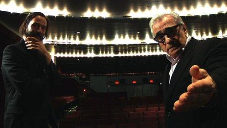 Keanu Reeves and Martin Scorsese