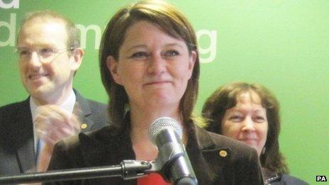 Plaid Cymru leader Leanne Wood