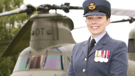 Flight Lieutenant Fran Capps was described as "an exceptional person"