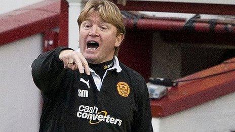 Motherwell manager Stuart McCall