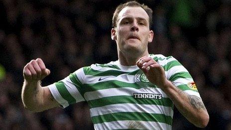 Celtic forward Anthony Stokes