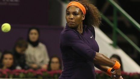 World number one Serena Williams