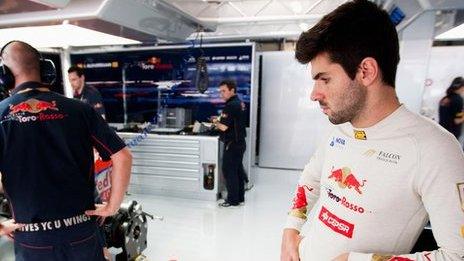 Former Toro Rosso driver Jaime Alguersuari