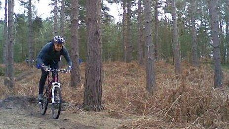 Swinley Forest mountain biking