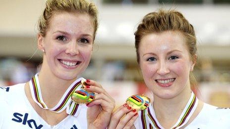 Becky James and Vicky Williamson