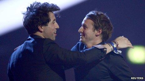 Nick Grimshaw and Ben Howard