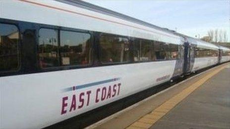 East Coast train