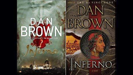 Inferno UK and US cover jackets