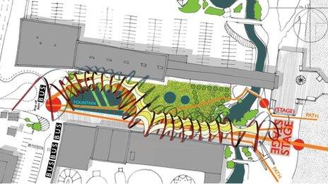 Scarborough Esplanade concept sketch