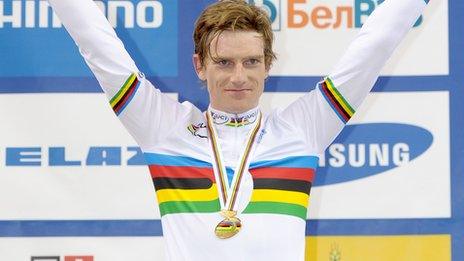 Martyn Irvine at the World Track Championships