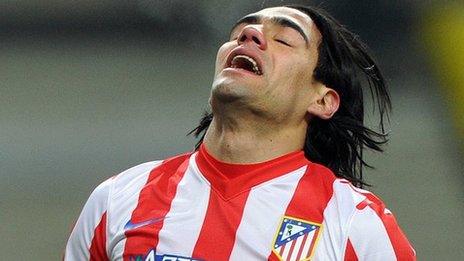 Atletico Madrid's Falcao