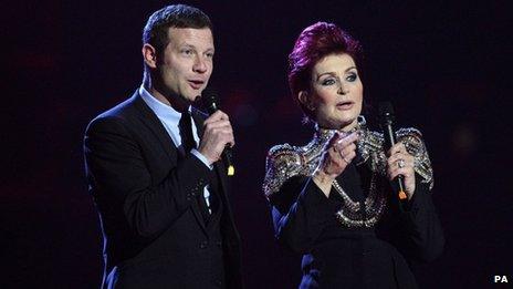 Dermot O'Leary and Sharon Osbourne