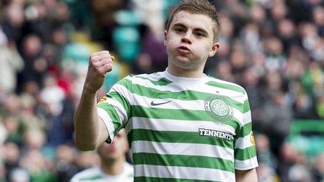 James Forrest converted a penalty for Celtic