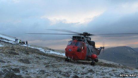 Scafell rescue