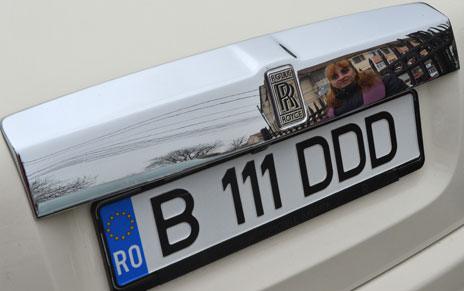 Rolls Royce with Romanian numberplate