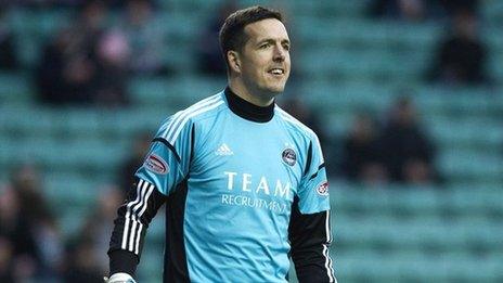 Aberdeen goalkeeper Jamie Langfield