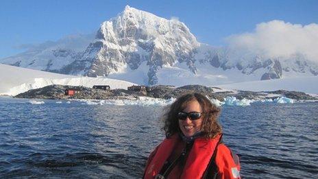 Kath Leavy from Neath in Antarctica