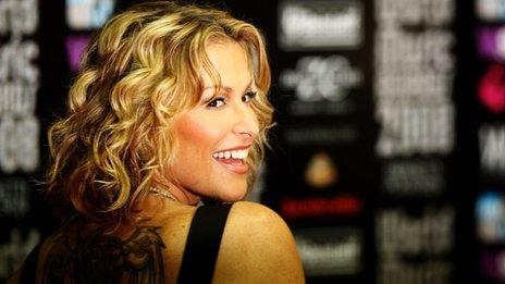 Singer Anastacia