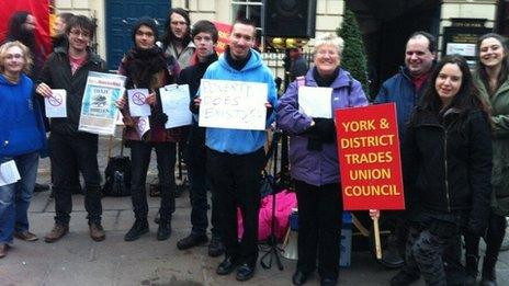 Protest at City of York