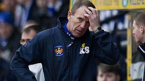 Kilmarnock manager Kenny Shiels