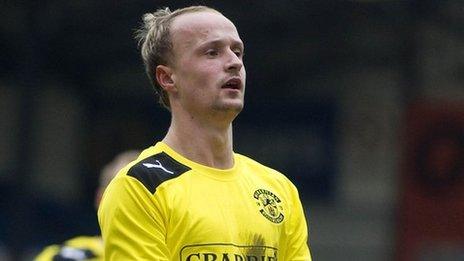 Hibernian striker Leigh Griffiths