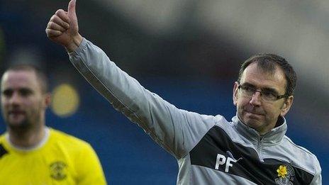 Hibernian manager Pat Fenlon