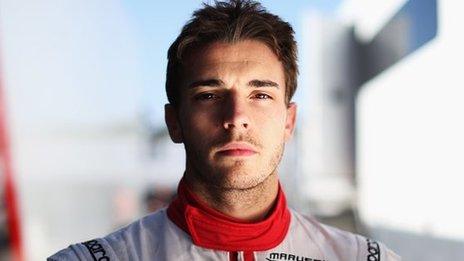 Marussia's Jules Bianchi