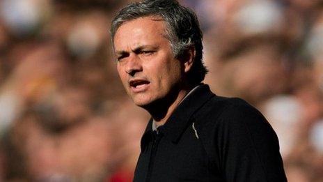 Real Madrid manager Jose Mourinho