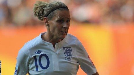 England's Kelly Smith