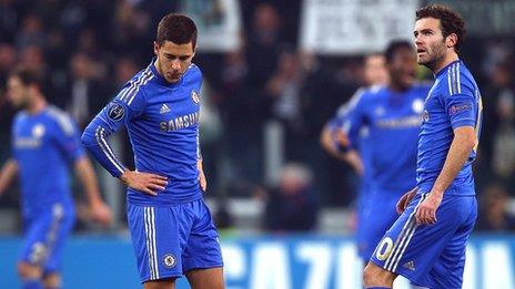 Chelsea lost at Juventus