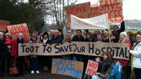 Stafford Hospital protest