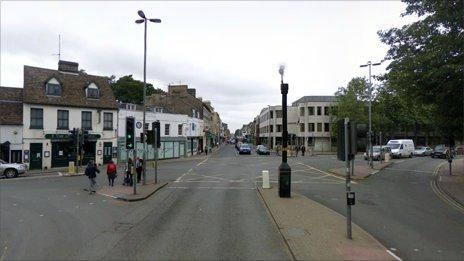 Catholic church junction, Cambridge